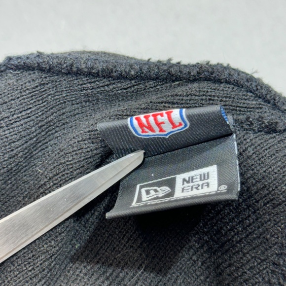 Pittsburgh Steelers Beanie Black New Era NFL Logo American Football Hat One Size - Picture 3 of 7